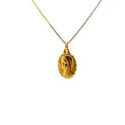 Médaille Marie or jaune