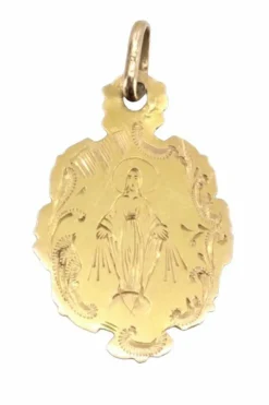 MÉDAILLE MIRACULEUSE ART-DÉCO