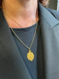 MÉDAILLE MIRACULEUSE ART-DÉCO