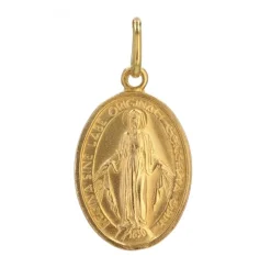 Médaille Miraculeuse or jaune ancienne