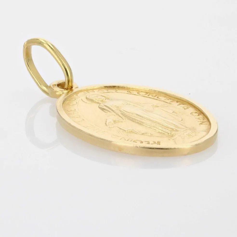 Médaille Miraculeuse or jaune ancienne