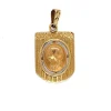 Médaille Or Jaune Art-Nouveau Vierge Marie
