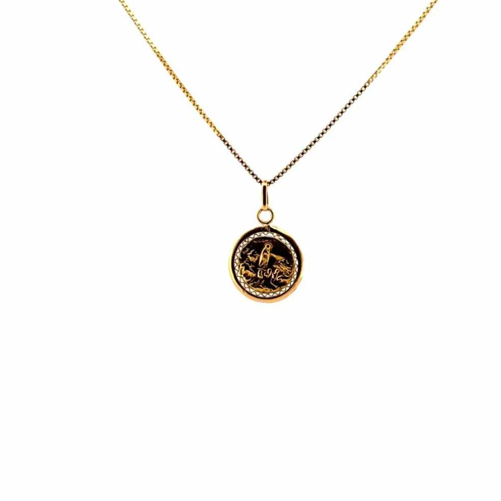 Médaille Or Jaune 18k Marie