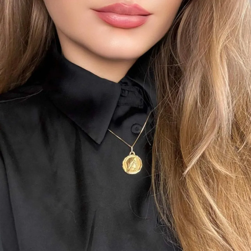 Médaille Or Jaune 18k Émile Dropsy