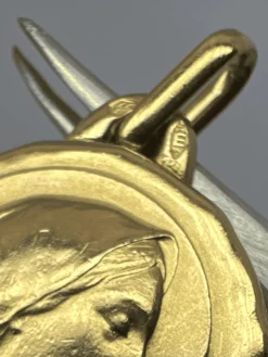 Médaille Or Jaune 18k Émile Dropsy