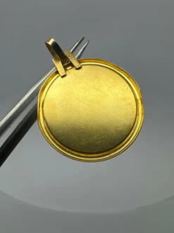Médaille Or Jaune Marie 18 k