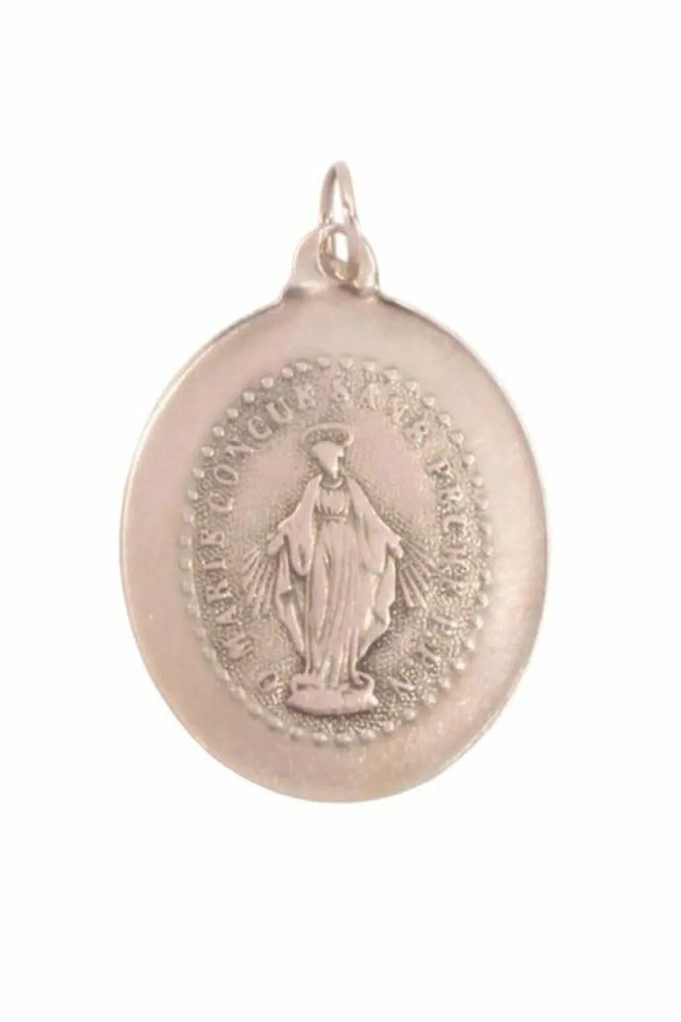 Médaille or jaune vierge miraculeuse
