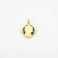 Médaille or jaune Vierge Marie