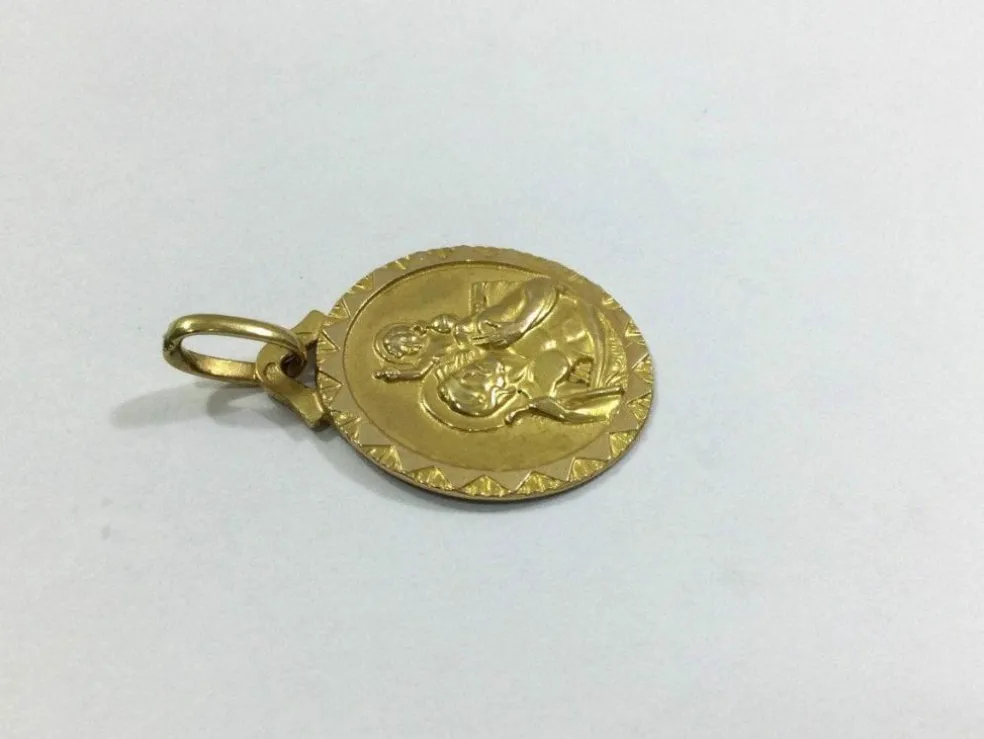 Médaille Or Saint Christophe