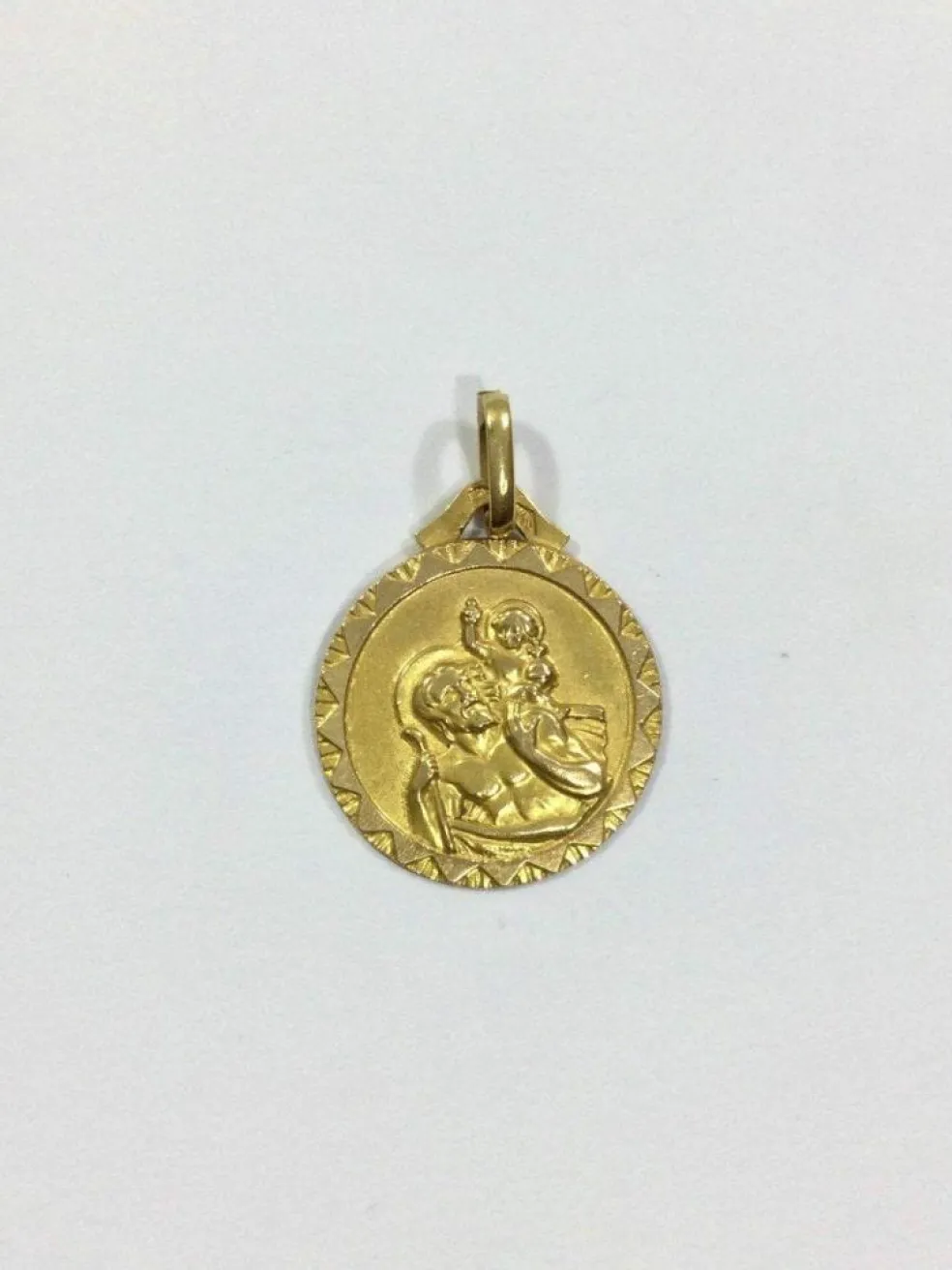 Médaille Or Saint Christophe