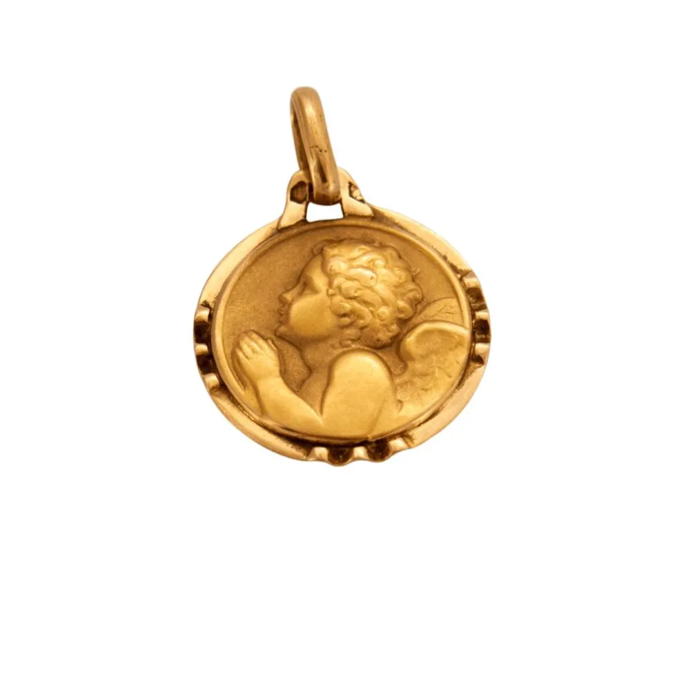 Médaille Or sur chaîne