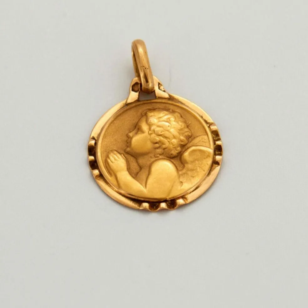 Médaille Or sur chaîne