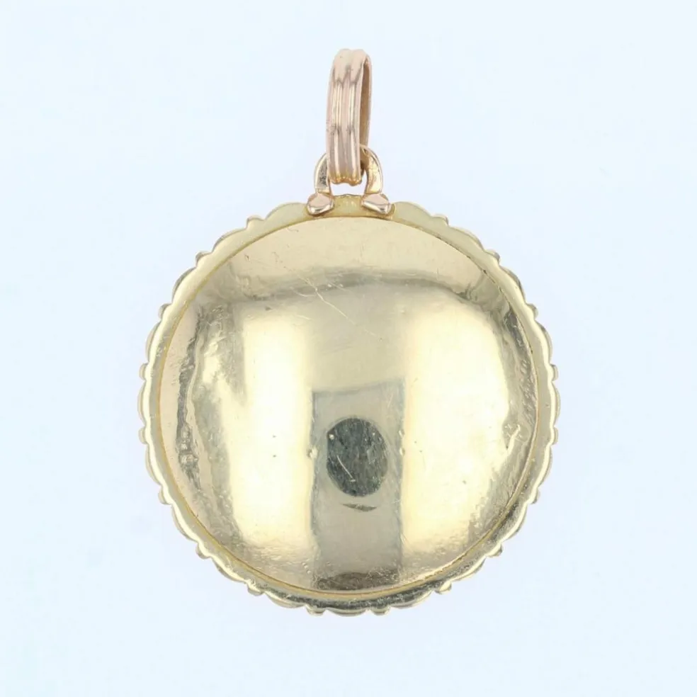 Médaille or Vierge Marie en prière