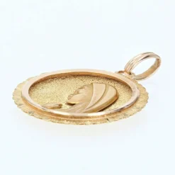 Médaille or Vierge Marie en prière