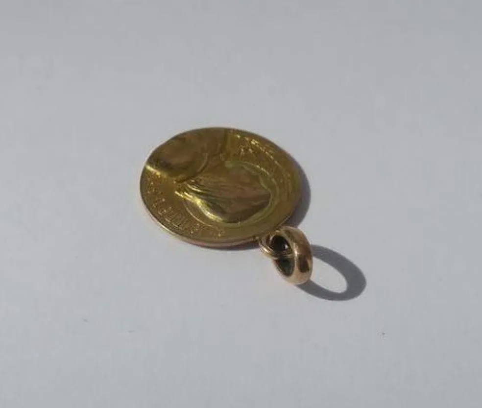 Médaille pendentif Jeanne d’Arc biface