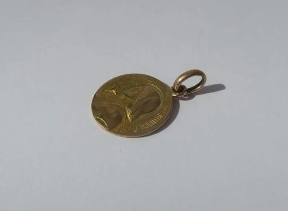 Médaille pendentif Jeanne d’Arc biface