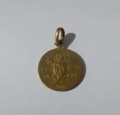 Médaille pendentif Jeanne d’Arc biface