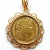 Médaille porte-pièce, 20 Francs Cérès
