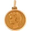 Médaille Profil masculin signée Cardot