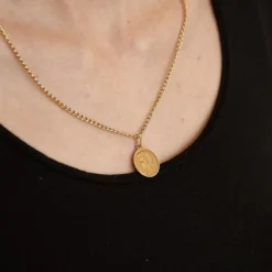 Médaille Profil masculin signée Cardot