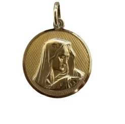 Médaille religieuse or jaune