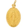 Médaille religieuse or jaune