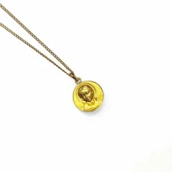 Médaille ronde Vierge Marie