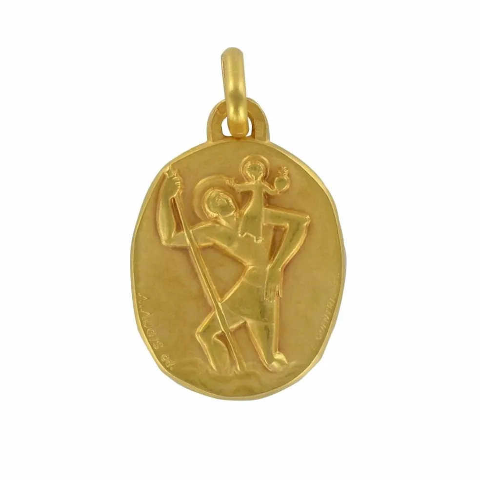 Médaille Saint Christophe et l'enfant Jésus