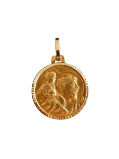 Médaille Saint Christophe Or Jaune