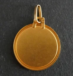 Médaille Saint Christophe Or Jaune
