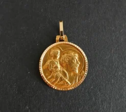 Médaille Saint Christophe Or Jaune
