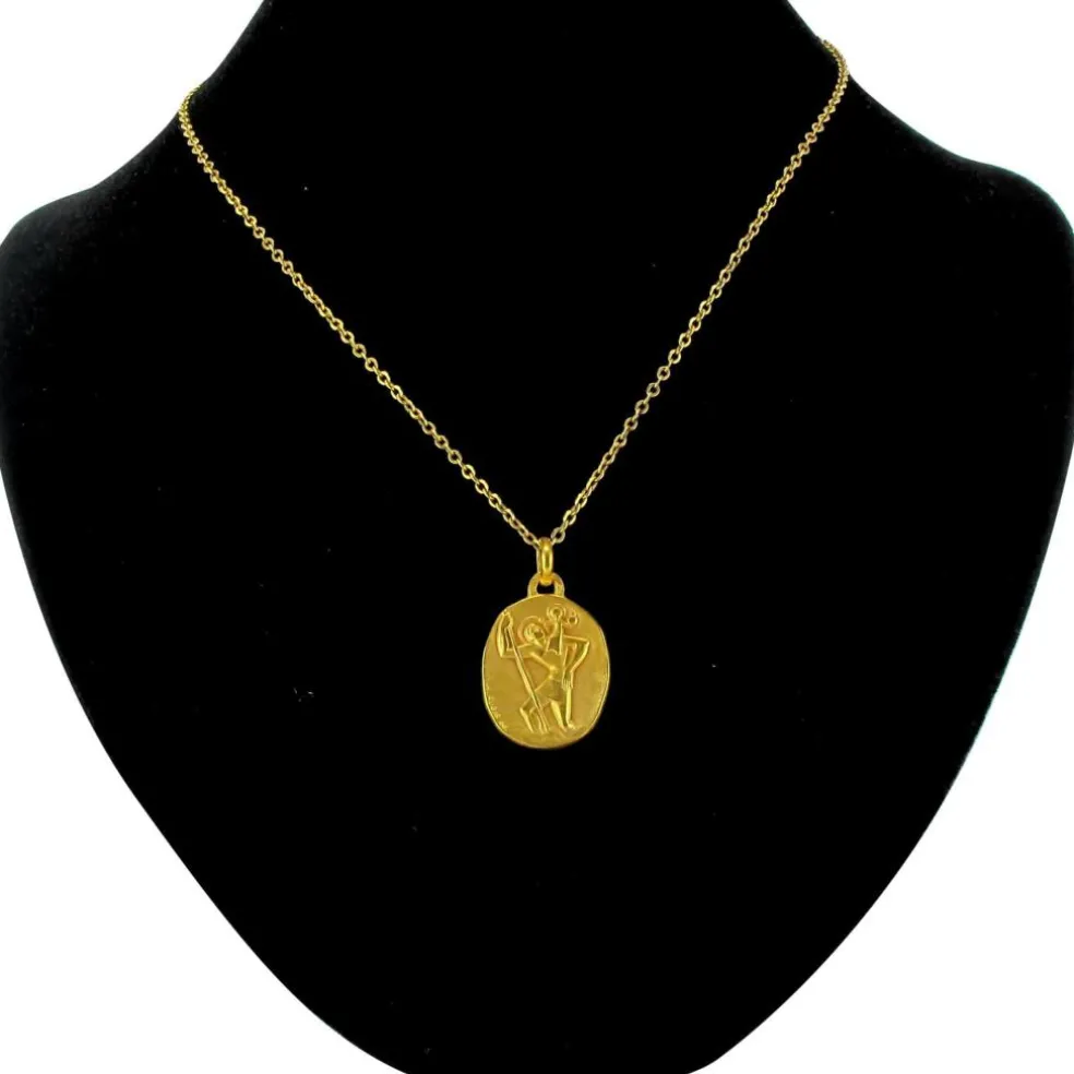 Médaille Saint Christophe et l'enfant Jésus