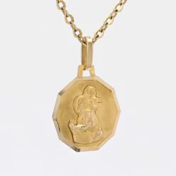 Médaille Saint Christophe or jaune