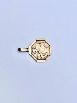 Médaille Saint Christophe Or Rose