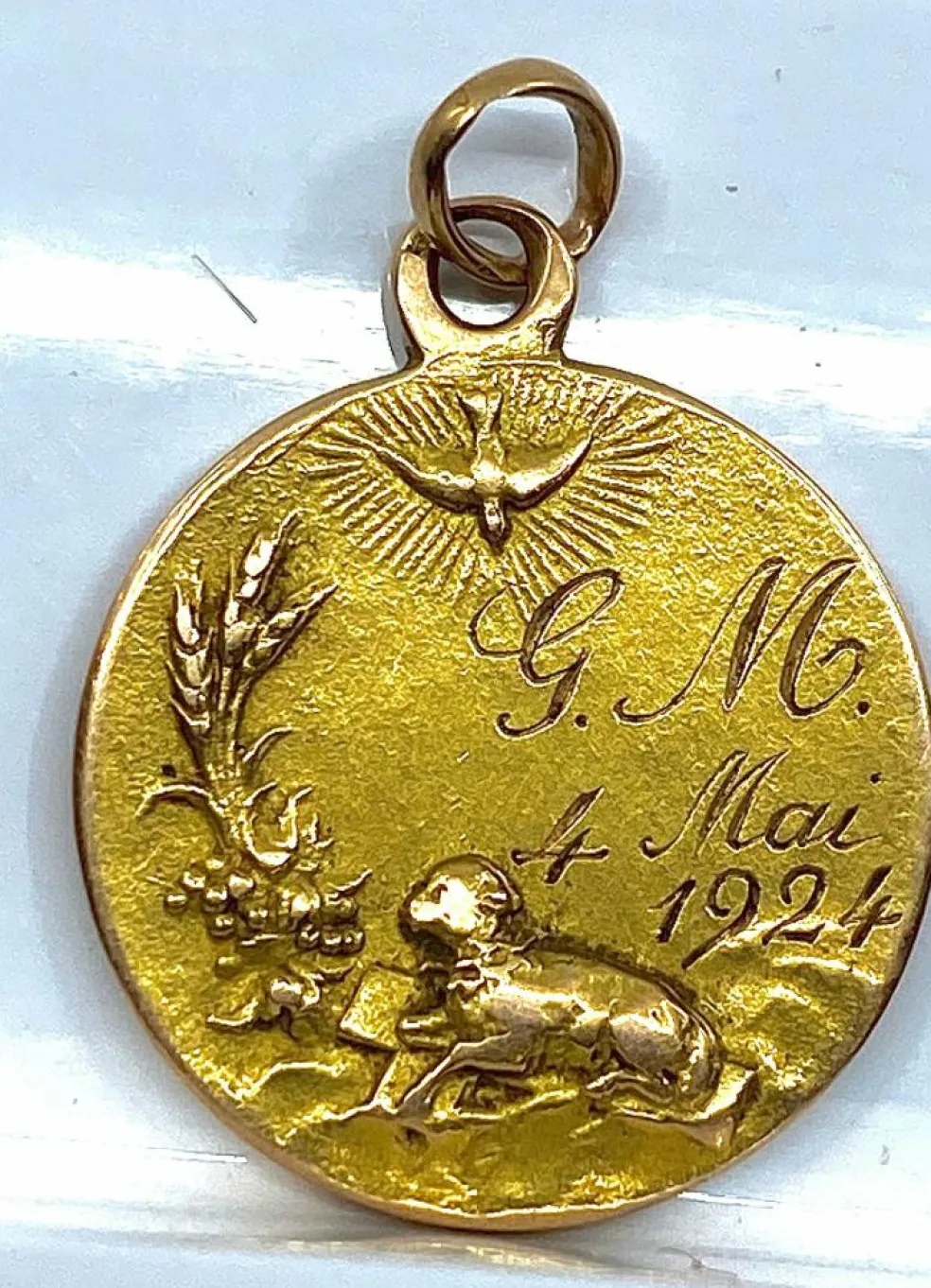 Médaille Saint Jean et le Christ