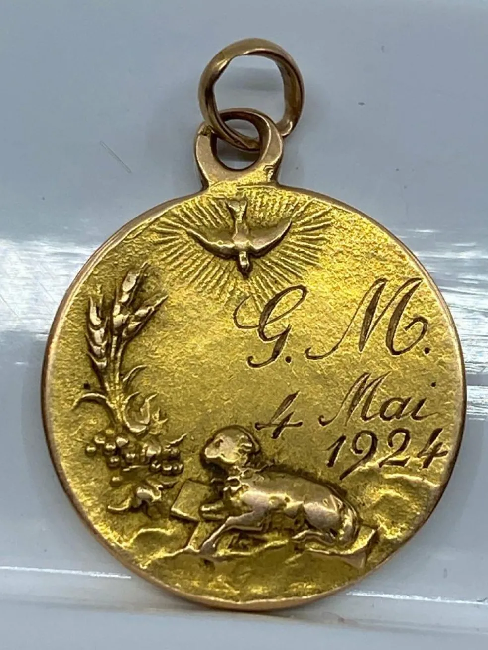 Médaille Saint Jean et le Christ
