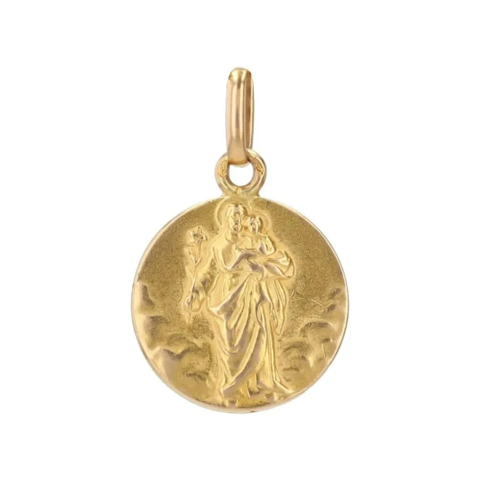 Médaille Saint Joseph au lys