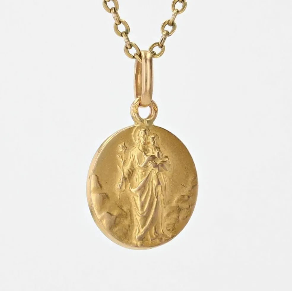 Médaille Saint Joseph au lys