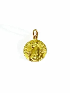 Médaille Saint Paul or jaune