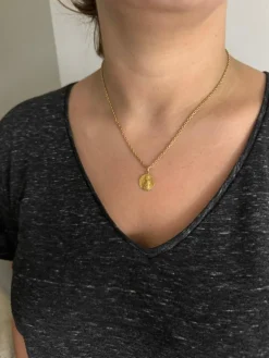 Médaille Saint Paul or jaune