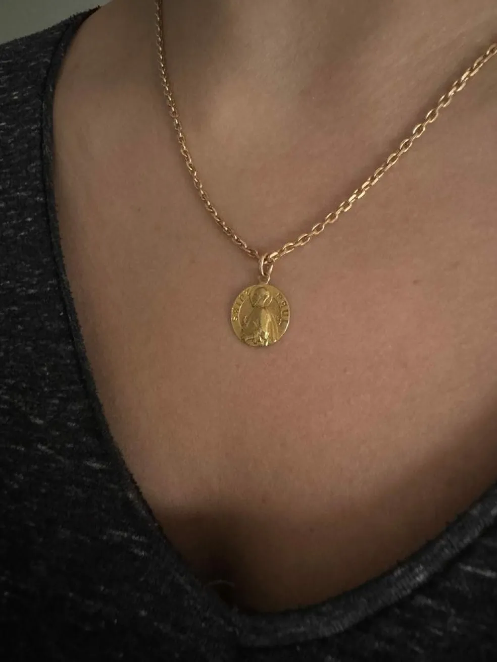 Médaille Saint Paul or jaune