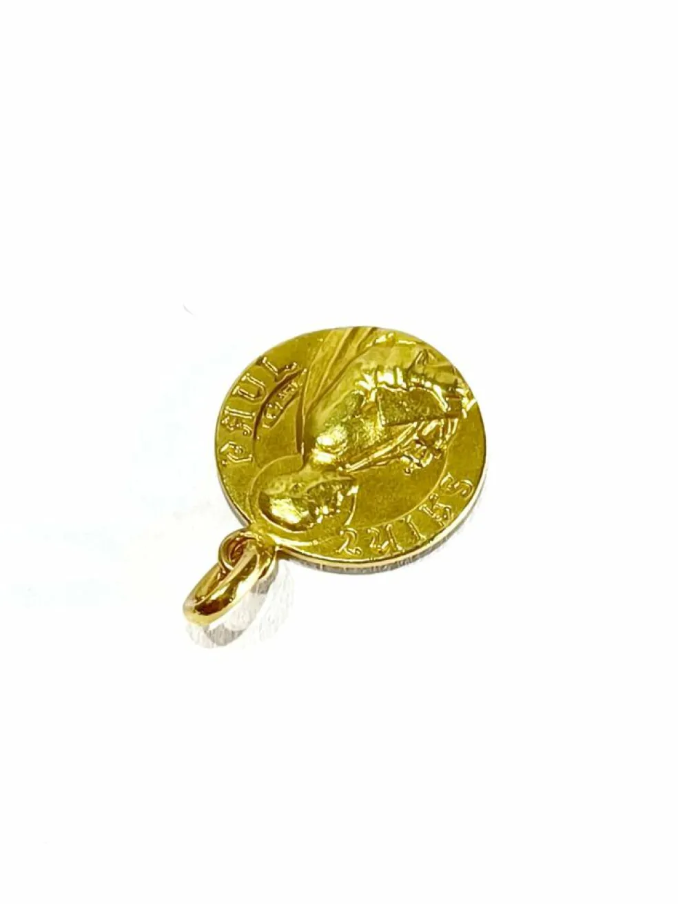 Médaille Saint Paul or jaune