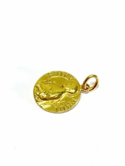 Médaille Saint Paul or jaune