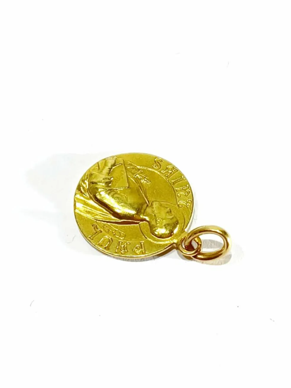 Médaille Saint Paul or jaune