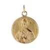 Médaille Sainte Bernadette or jaune