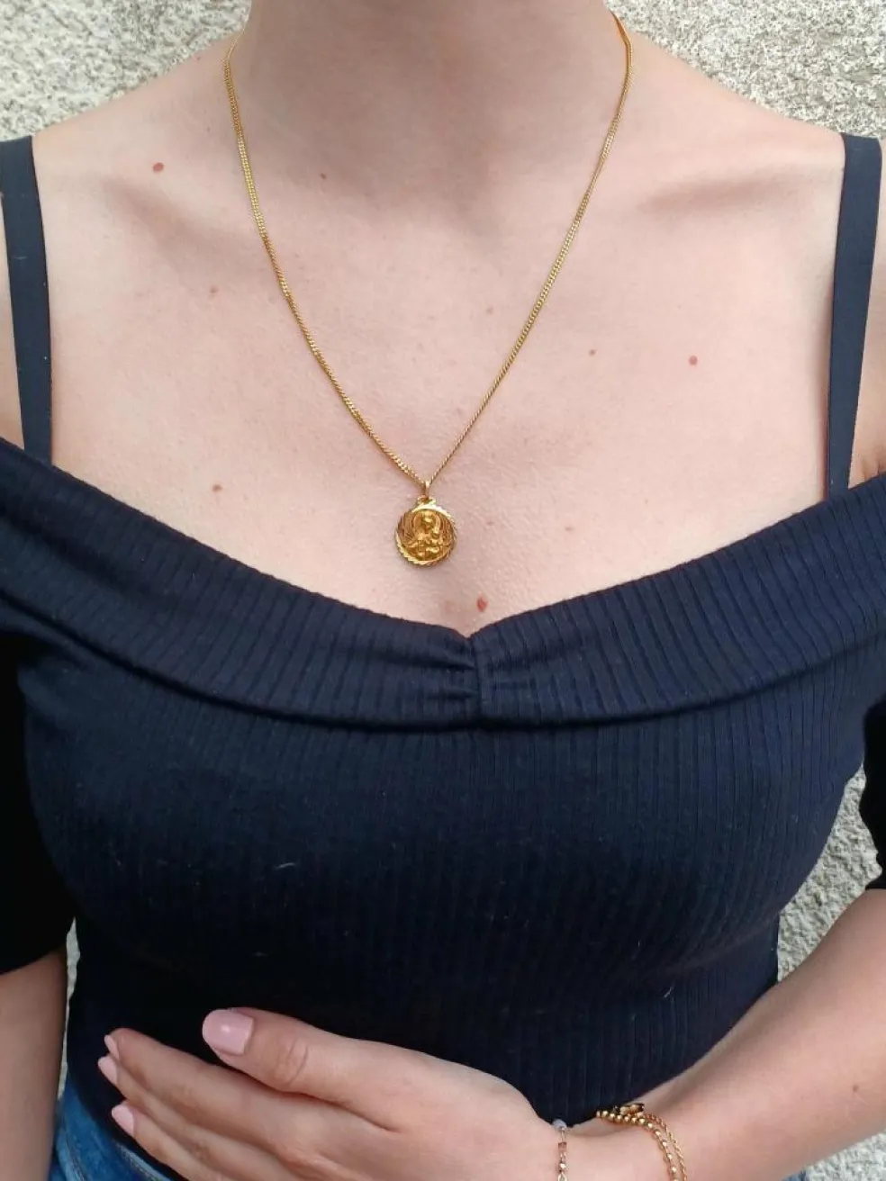 Médaille Scapulaire En Or