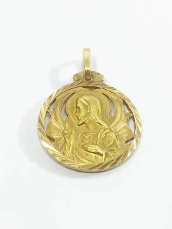 Médaille Scapulaire En Or