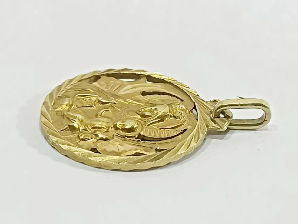 Médaille Scapulaire En Or