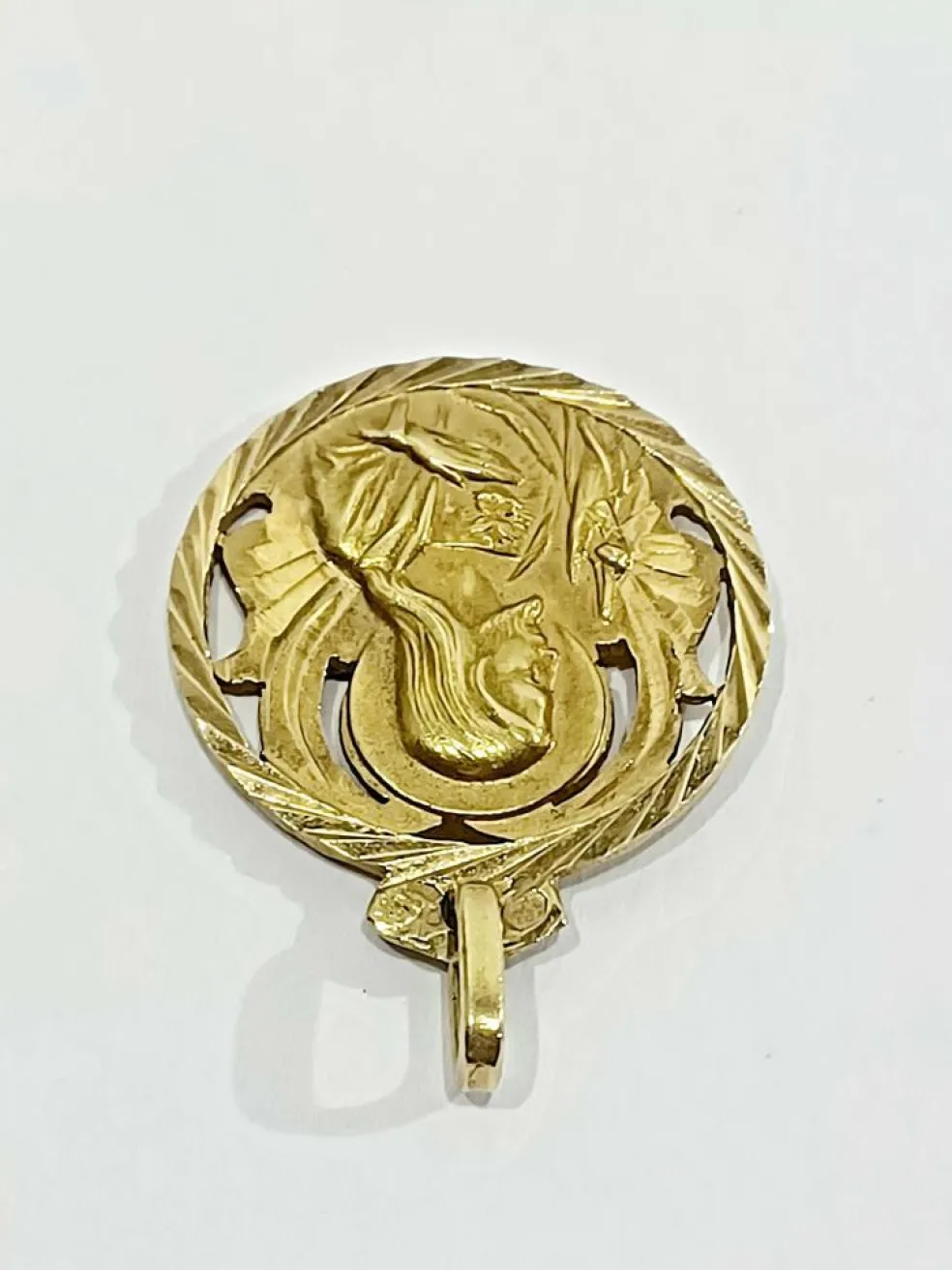 Médaille Scapulaire En Or