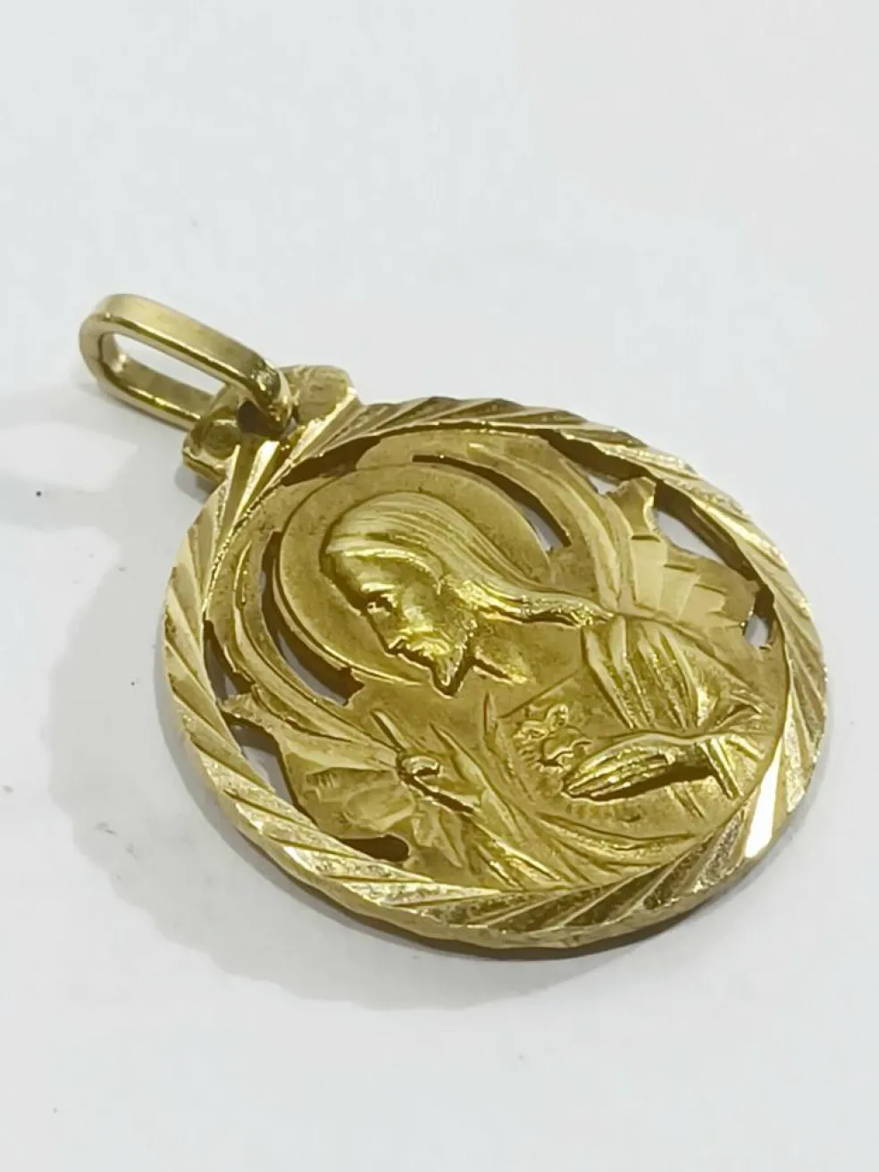Médaille Scapulaire En Or